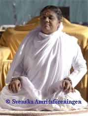 Amma i meditation